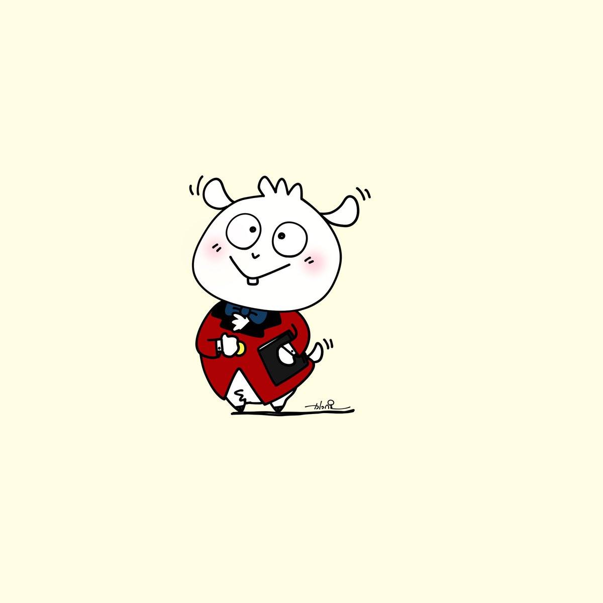 「先日、コラボ企画用にラフを描いたけど、コンセプト違いで出してあげられなかったヒツ」|山口勝平@「勝平大百科 50キャラで見る僕の声優史」発売中です❗️のイラスト