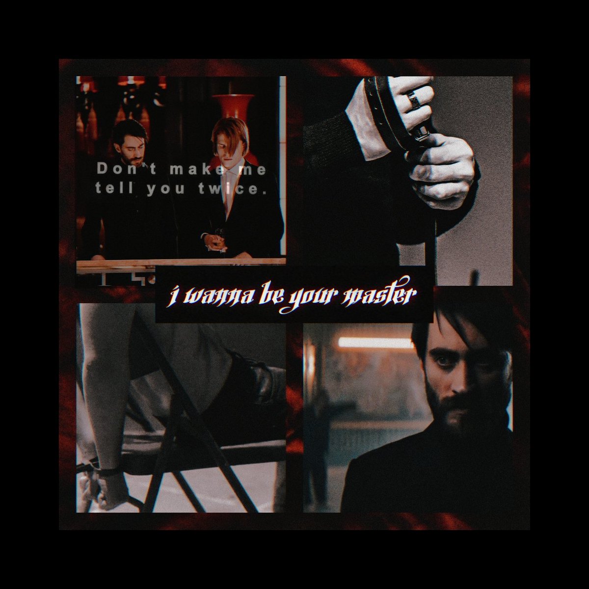«— and i'm a killer
            who's searching for         
                            redemption...»

[dominance!au x #сероволк]