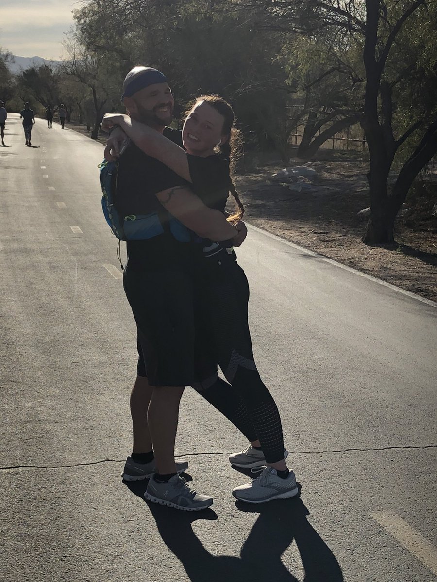ThrushKelly's tweet photo. Just finished pacing the past 5k of my buddy and his fiancé 1st half marathon. Super proud of both of them! Funny part is the both beat my PR on their 1st attempt 😂 #running #alwayscravingfailure #movingmeditation https://t.co/8Gkr3eeNhY