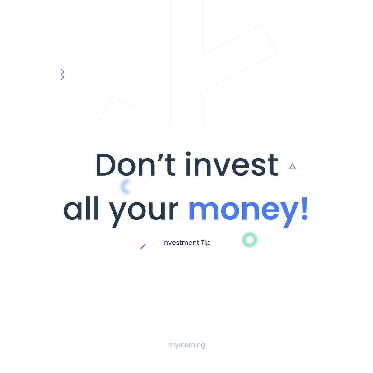 MyStemNG's tweet photo. Do you know, there is a 50:30:20 ratio that can help anyone manage &amp; grow their finances over time. How does this work? https://t.co/QCVegB4ojh