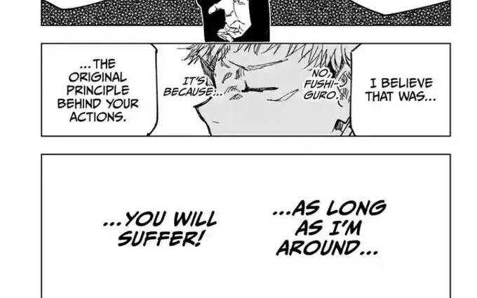 yuji thinks as long as he's around him megumi will be the one to suffer.. my heart can't take this 