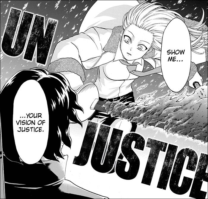 たっぷりこってり ジャンプ感想まとめ21年16号 Wj16 四の五の言わせぬ二輪咲き 読切 千田さとし 都築拓也 落ち武シャーク Jsf 屋宜知宏 無智との遭遇 7ページ目 Togetter