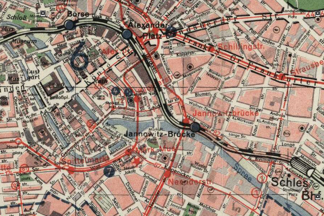 SebastianRuff's tweet photo. Hey @CitiesSkylines - content creators: You are welcome to participate in #letsbuildberlin. The key to understand Berlin architecture is the situation after WWII. Check out this map to see how many building were destroyed. https://t.co/wSkhXnaG76 #Waisenbrücke https://t.co/KNQNeJCK62