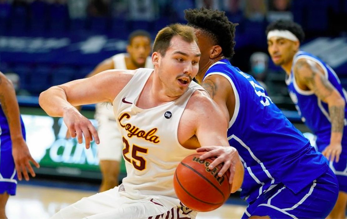 rodger's tweet image. Loyola-Chicago has a 101-year old nun? That's cool, but there are probably lots of 101-year old nuns out there. 
It’s way more impressive/unique that Loyola has the first-ever 49-year old mall cop ever to play Division I college basketball