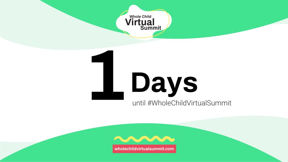CharacterStrong's tweet photo. THE WHOLE CHILD VIRTUAL SUMMIT IS TOMORROW — WE HAVE MADE IT!🎉👏🏻🎈

1 day left everyone — https://t.co/u5T0UPG31u. https://t.co/U48dFdXQkQ