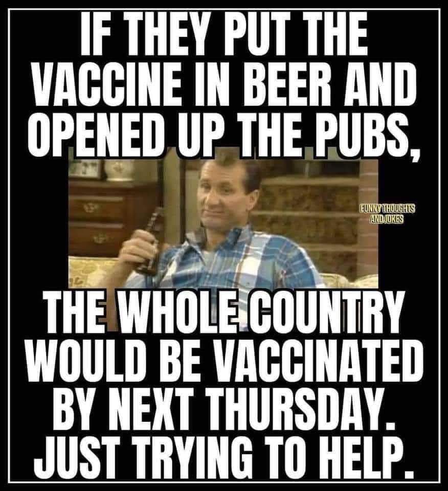 blazynbxtch's tweet photo. #truth #beerthirty #vaccine https://t.co/O8PwO7eNvi
