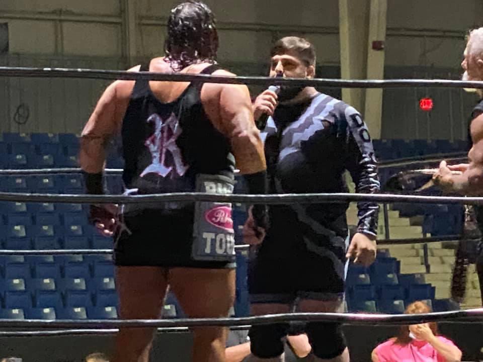 thekirkjones's tweet photo. Win or lose, it was an honor to share the ring with you. Best of luck in iMPACT Wrestling, Rhino. https://t.co/wpgZ1NV8Ub