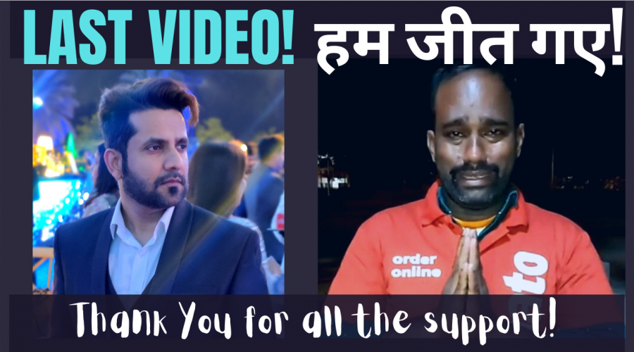 peepoye_'s tweet photo. Hum Jeet Gaye! 💪🙌🙏
#Kamaraj wins against #HiteshaChandranee after Police Investigation goes on Hold!
Watch: https://t.co/CHk5O81AbM https://t.co/OEgUCKkFxZ