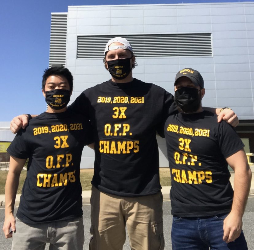 RowanHPE's tweet photo. Rowan University HPE Program has now won the SHAPENJ OFP Award 3 years in a row!! #3x #OFPCHAMPS 👏👏👏 https://t.co/okpo0LTlTD