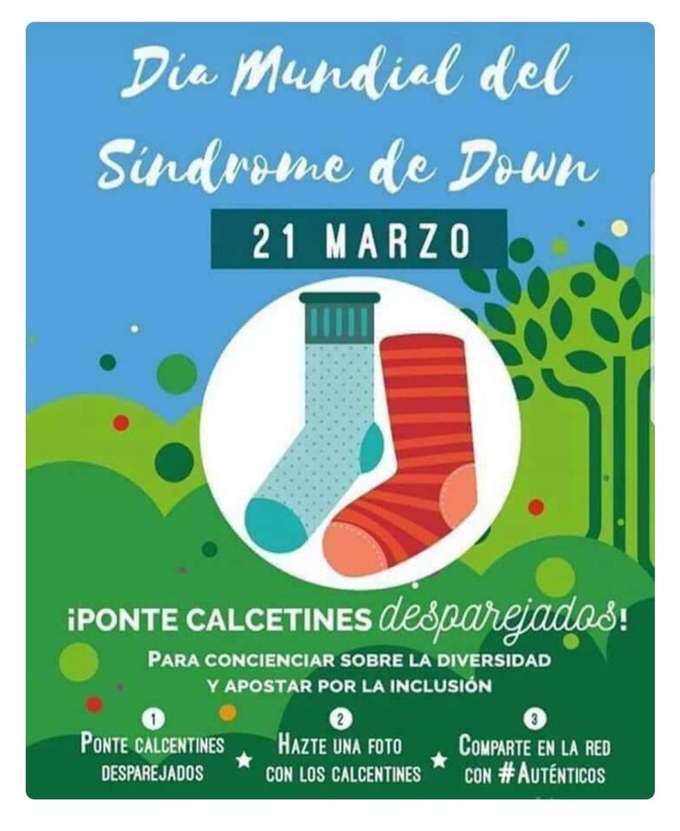 Un 21 de marzo más 💪🏽 #auténticos 

La visibilidad es fundamental para cambiar la educación. La integración ya no es suficiente, queremos INCLUSIÓN real. La #diversidad nos une. #Iguales pero #diferentes

#DCSUVA #EstrategiasCCSS #InfluencerEducativo