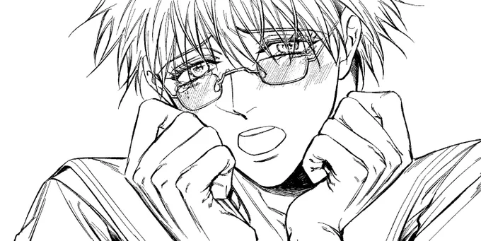 ごじょうさん顔の要素多いからとてもペン入りの時間がかかる(要素) 