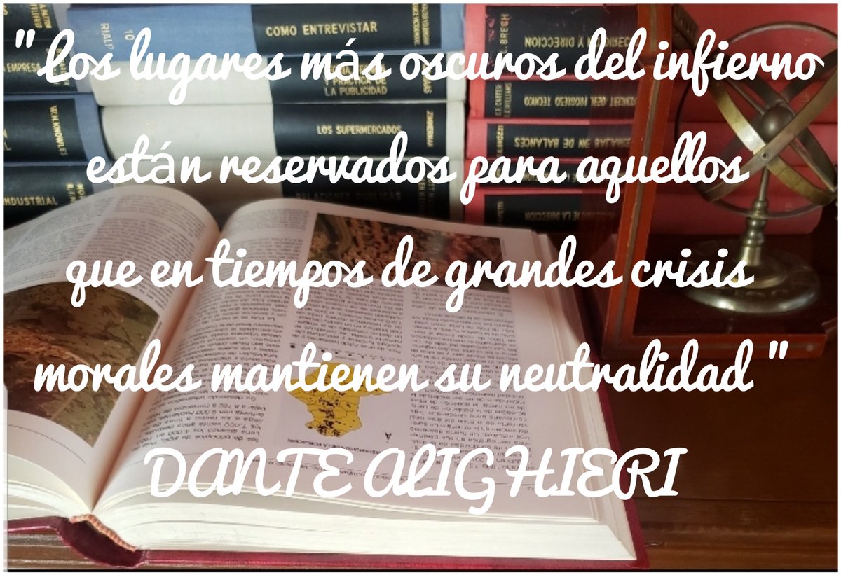 elisa_quijada's tweet photo. Hoy #DiaMundialDeLaPoesia y lamentando el asesinato de @gc_ivonne dejo esta reflexión de uno de los más grandes poetas de la historia: 

"Los lugares más oscuros del infierno están reservados para aquellos que en tiempos de grandes crisis morales mantienen su neutralidad." DANTE https://t.co/AeNsJwO57k