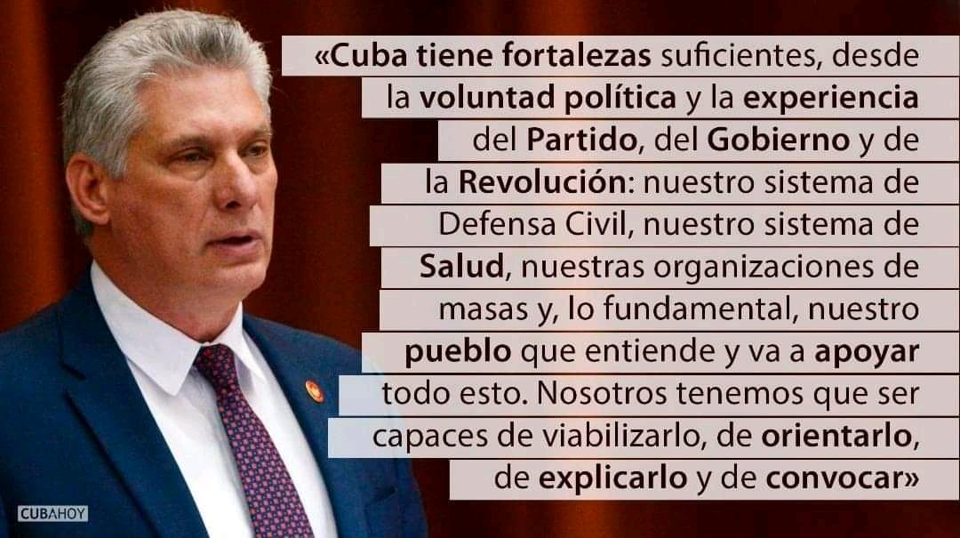 elio_VillaClara's tweet photo. @DiazCanelB 📢 #Sumarnos, participar con aquellos q nos convocan a salvarnos y salvar. Seamos #Cuba. #CubaPorLaSalud #DisciplinaVsCOVID19 #PatriaYVida #CubaEsHumanidad @AlbertoLpzDiaz @PuertoRaisa @MilaxyA @MartaEFeito @portal_villa @TrabajoVC @ArielMA1963 @MilaxyA https://t.co/lvCuwUKXv7