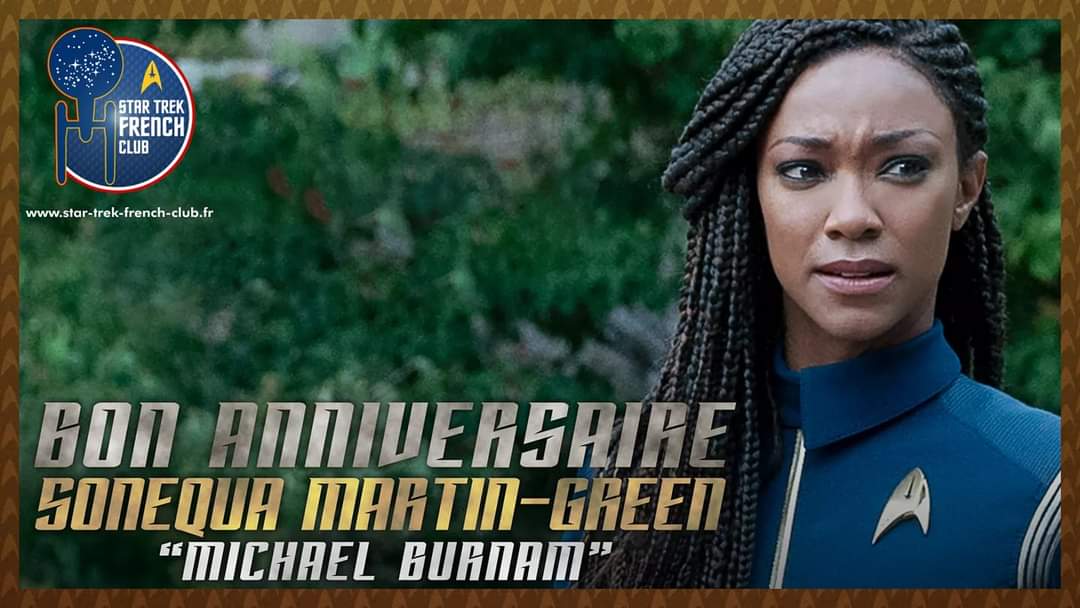 Star Trek French Club Aujourd Hui Nous Souhaitons Un Joyeux Anniversaire A Sonequamg Alias Michael Burnham Dans La Serie Star Trek Discovery Qui Fete Ses 36 Ans T Co Jgdhvsqhzk Star Trek French Club Aujourd Hui Nous Souhaitons Un Joyeux Anniversaire A Sonequamg Alias Michael Burnham Dans La Serie Star Trek Discovery Qui Fete Ses 36 Ans T Co Jgdhvsqhzk