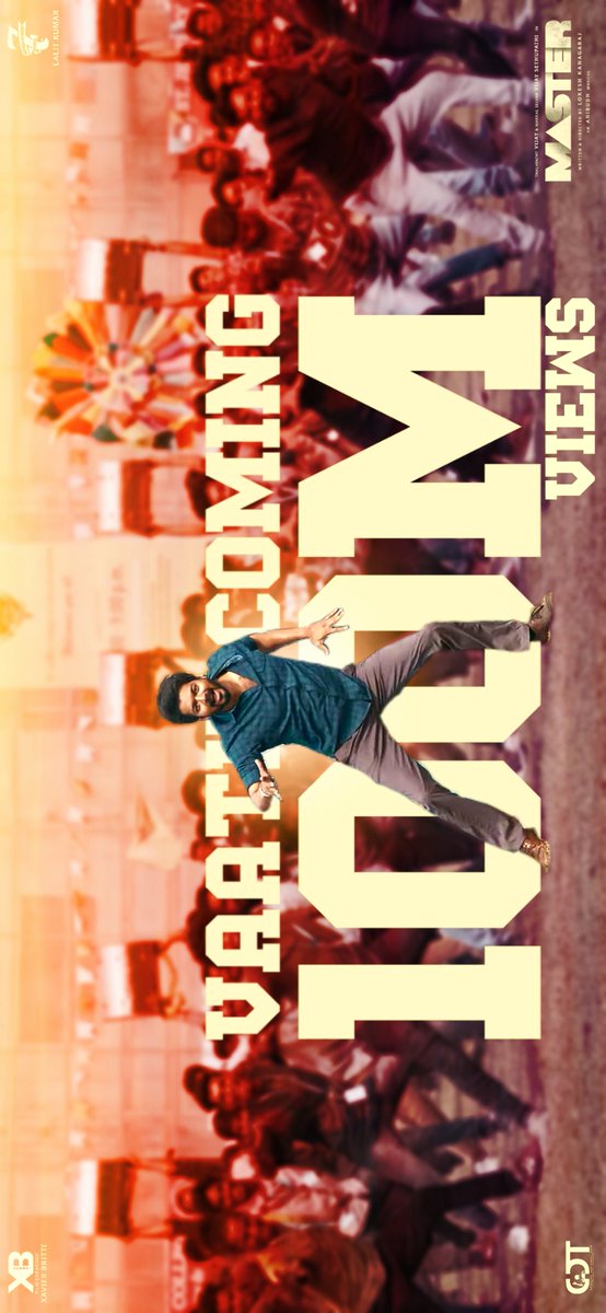 Manikan47994605's tweet photo. Mass master congratulation vaathi coming song 100-M VJ Anna https://t.co/XQxZk1fGP8