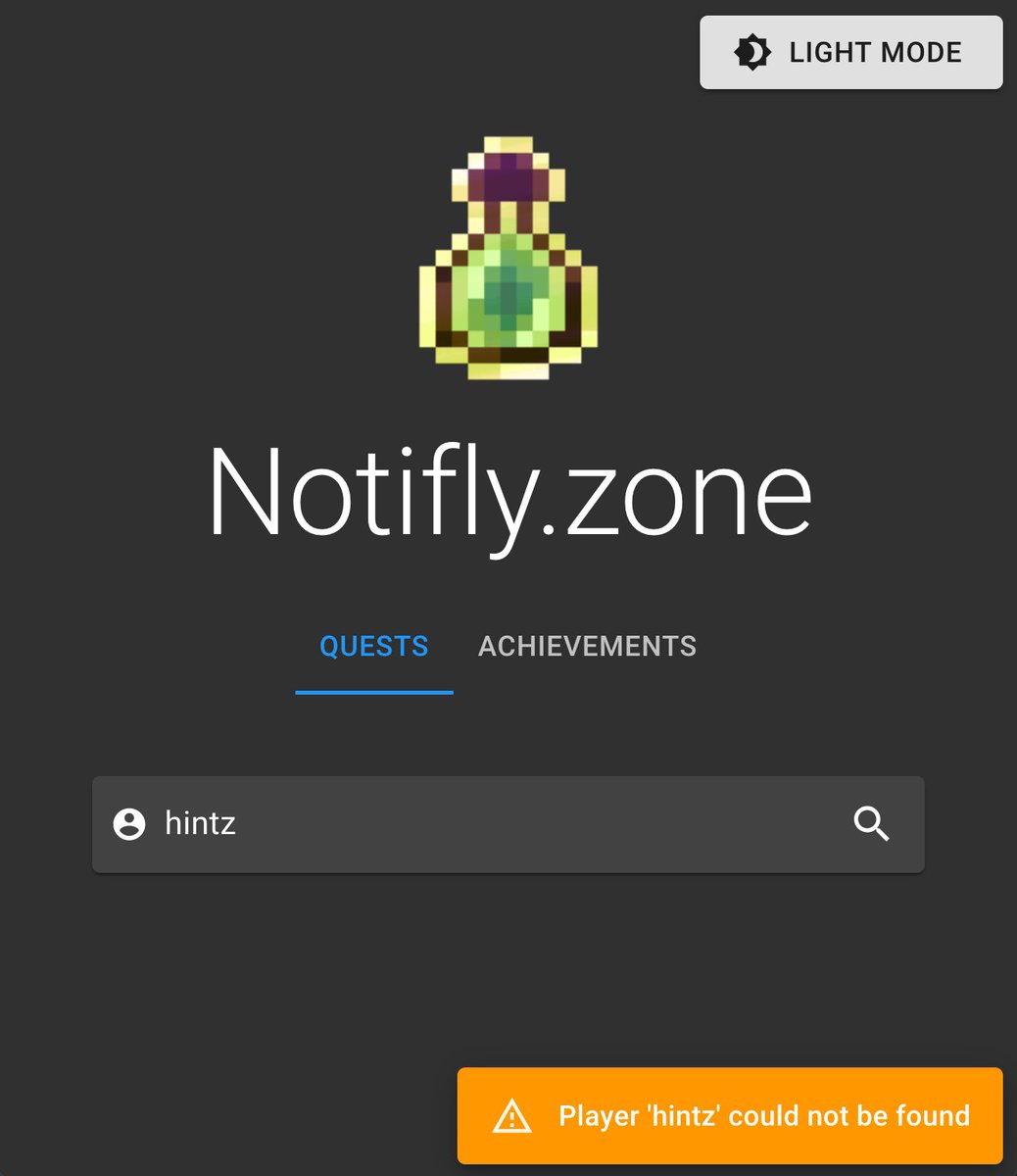 Notifly_'s tweet photo. Small update. Error messages should now be a little more informative. Note the second error message is new and caused by hypixel placing a 1-minute~ throttle per-username on the API. Apologies for this inconvenience. https://t.co/Fl3srIClZZ