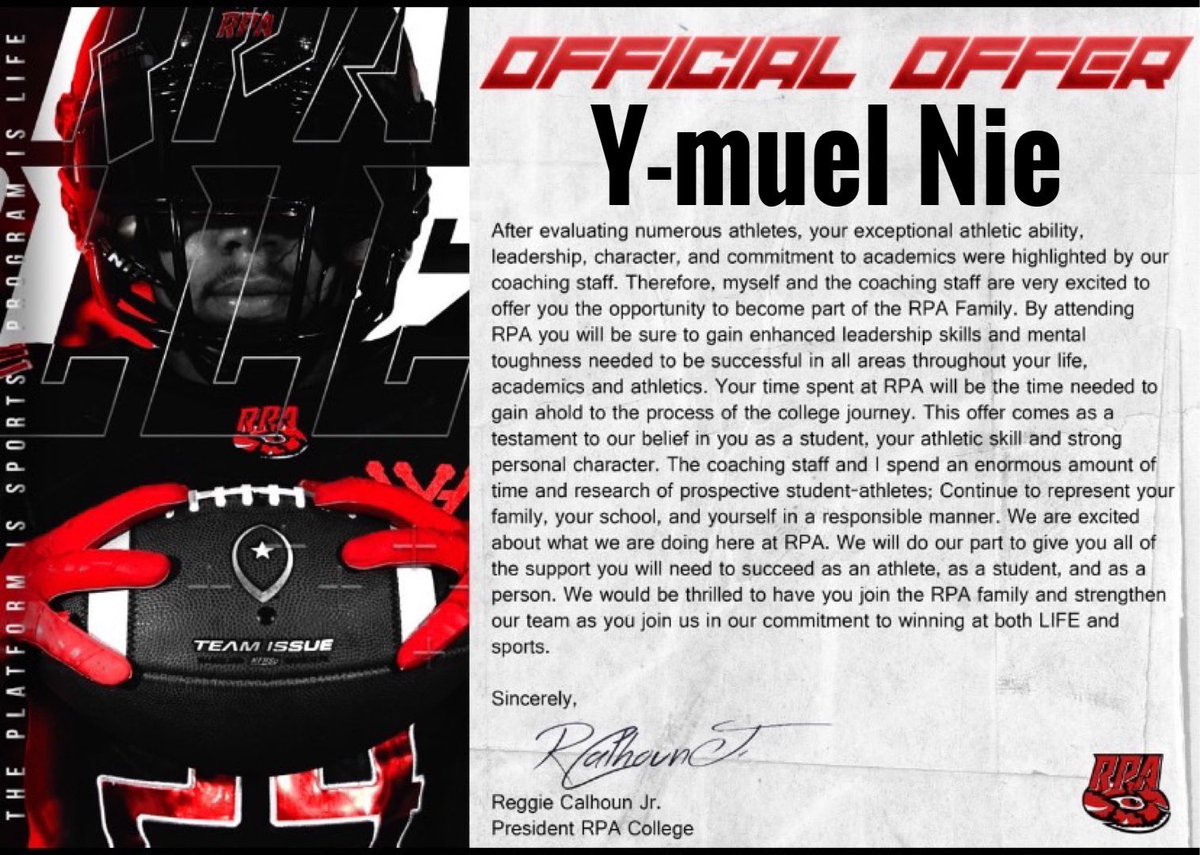 muelnie12's tweet photo. @MarcelloRoyal1 @CoachGeoff_LYM @OfficialBLSfb @SmithCounselors @CoachBailey_RPA @_rpawildcats thank you coaches for being my mentor and showing me guidance to grow and mature throughout life I am blessed to receive this offer 💚💛 #keepgrinding https://t.co/v57VZmJLBI