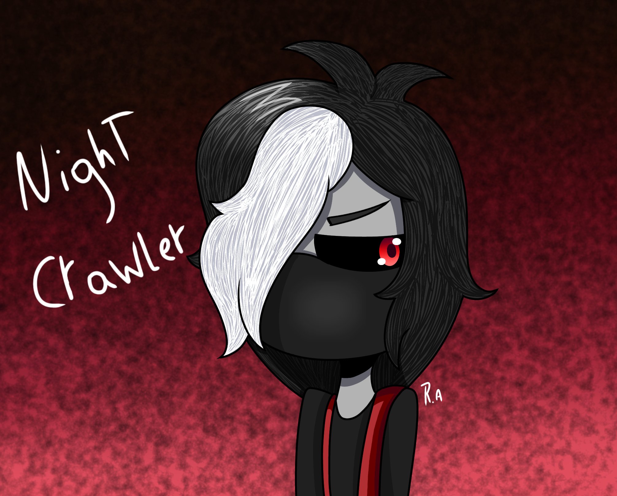 💚Rayen la dragara🌺 on X: Nightcrawler #creepypasta #dibujo