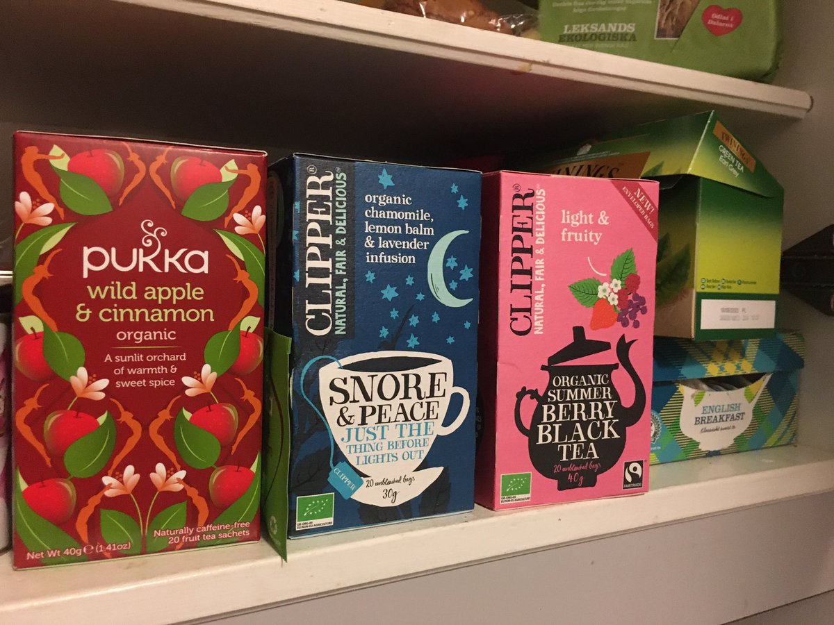 Pzycholix's tweet photo. Tea time🥰 #clipper #pukka #tea https://t.co/7mk18bZeCT