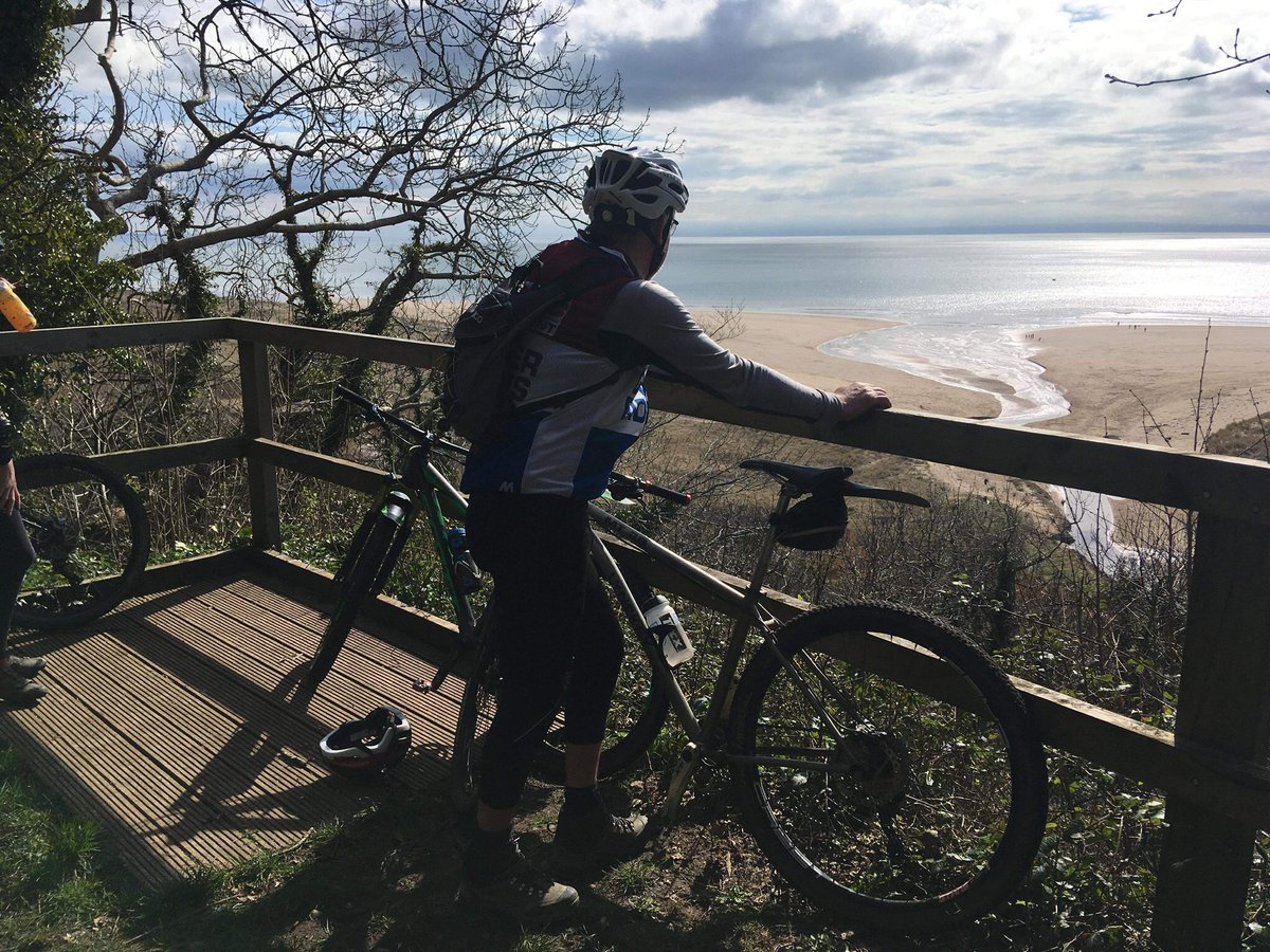 CycleGower's tweet photo. Checking out the trails today on Gower in anticipation of getting some guided rides going when restrictions allow @OffRoadWales @GowerRiders https://t.co/Fwy7XhxTQ2