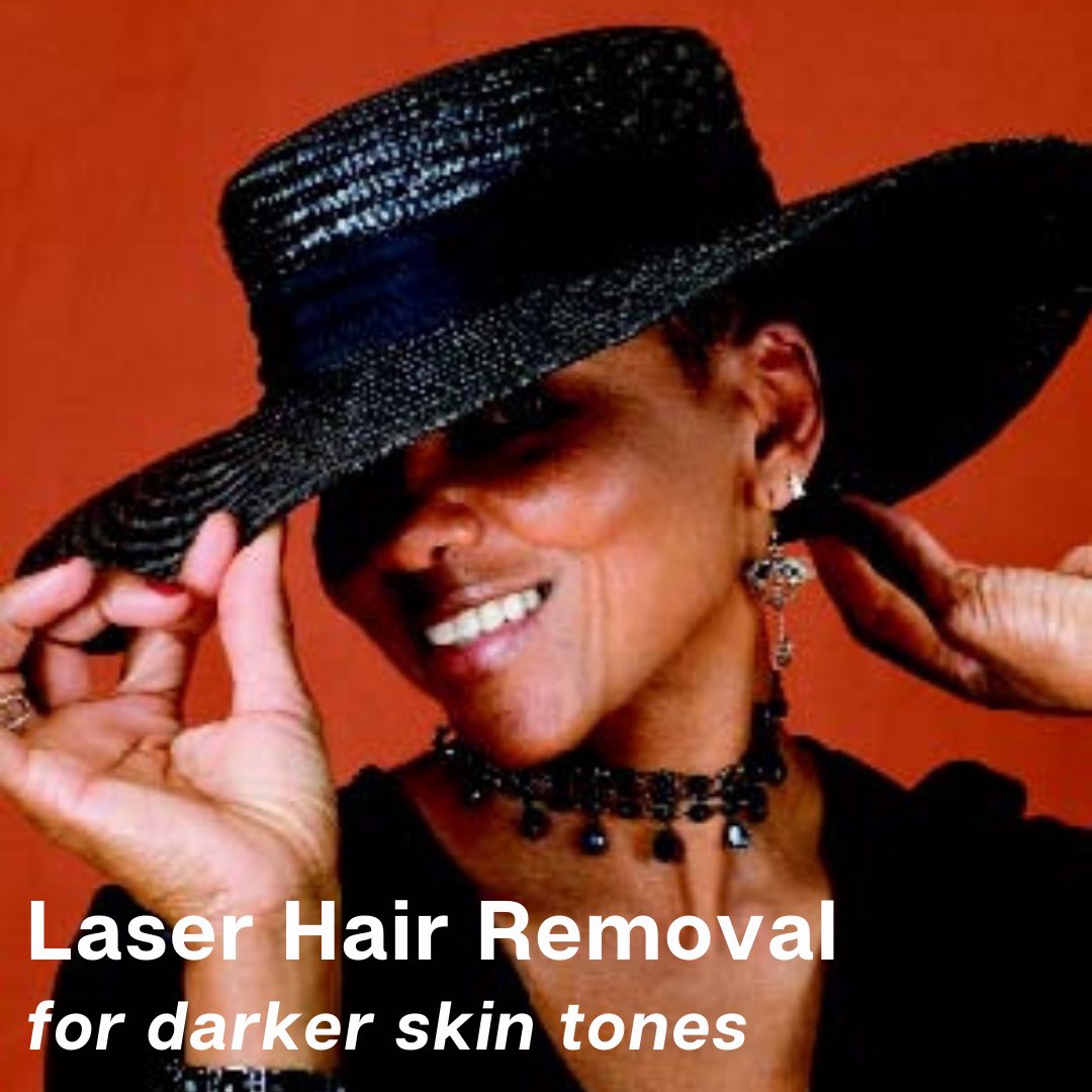 schultis_md's tweet photo. With our GentleMax Pro Laser, it is possible for people with darker skin tones to reap the benefits of laser hair removal. This laser works well for people with darker skin tones without damaging the pigment in the skin, leading to smooth results. https://t.co/gvrgKI9AmL