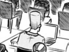 LJ_Hollywood's tweet photo. Polnareff got a journalism gig? Iโd recognise that flat top anywhere!
#MyHeroAcademia #chapter306 https://t.co/6Er3R070iU