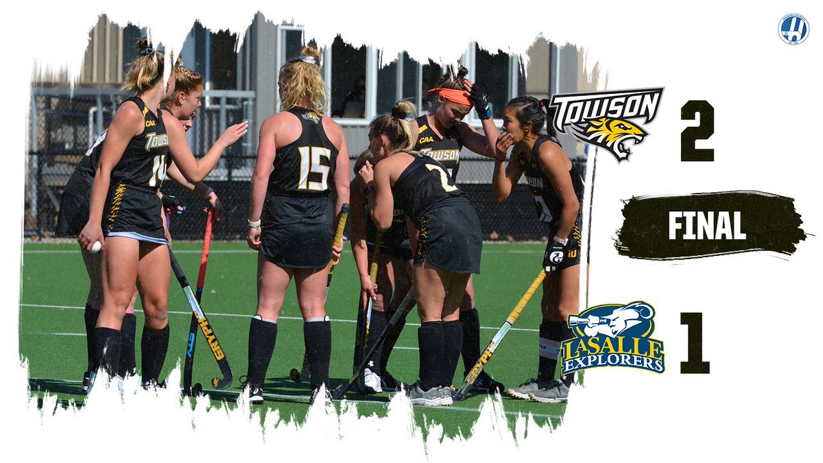 Towson_FH's tweet photo. Towson earns their first win of the spring over La Salle!

 #UnitedWeRoar | #TUFH | #NCAAFH https://t.co/u6if01edB4