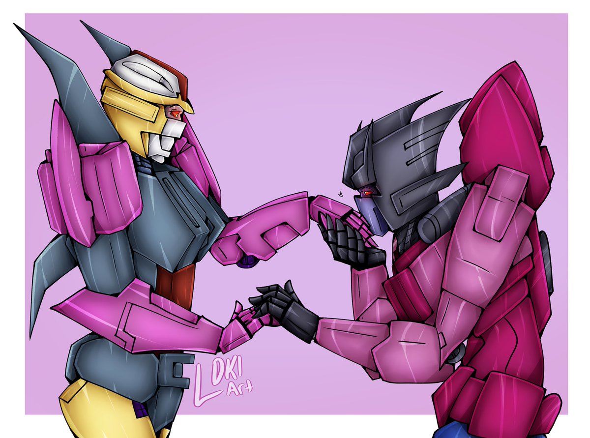 LdkiArt's tweet photo. Thanks to @indulgentideas and @CyberCardEx for being so patient, but here’s a late gift for the card exchange! I had so much fun working on these two, I love them so much! 

#spinister #krok #maccadam https://t.co/BsmhsrdQxe