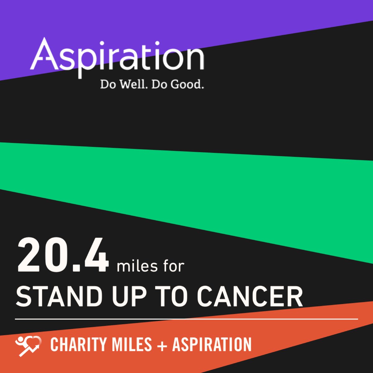 mentpro's tweet photo. 20.4 @CharityMiles for @SU2C sponsored by @Aspiration! #PlantYourChange #SpendSustainably https://t.co/qsgy3R9Te8 https://t.co/73uVcDLi1i