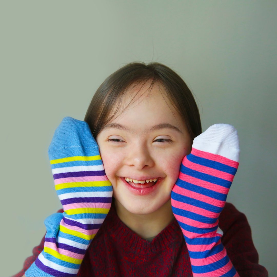 PanDisability's tweet image. Who is wearing their crazy socks today?

Today is World Down Syndrome Awareness Day! Show your support and wear those crazy socks!