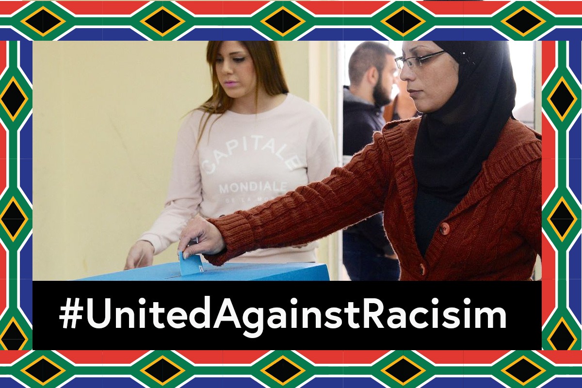 SAUJS's tweet image. #UnitedAgainstRacism