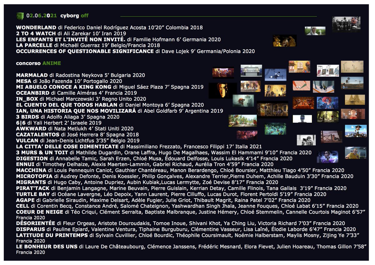 CyborgFF's tweet image. CyBorg FiIm Festival 2021 secondo giorno
facebook.com/www.cyborgprod…