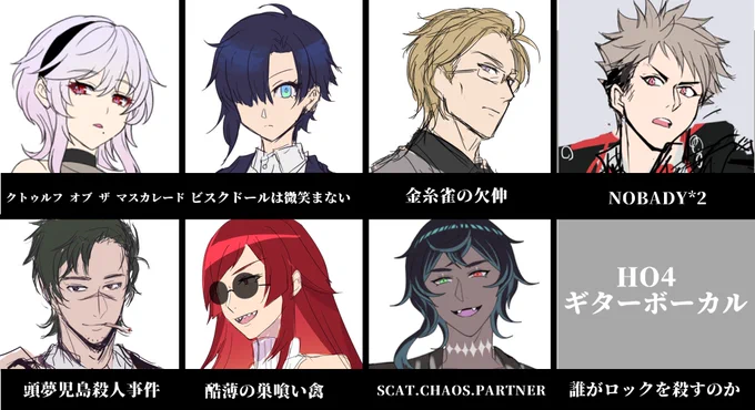 ひとまず顔のイメージだけ作っちゃおうな進捗。
あとはロッ殺どうするかな～ 