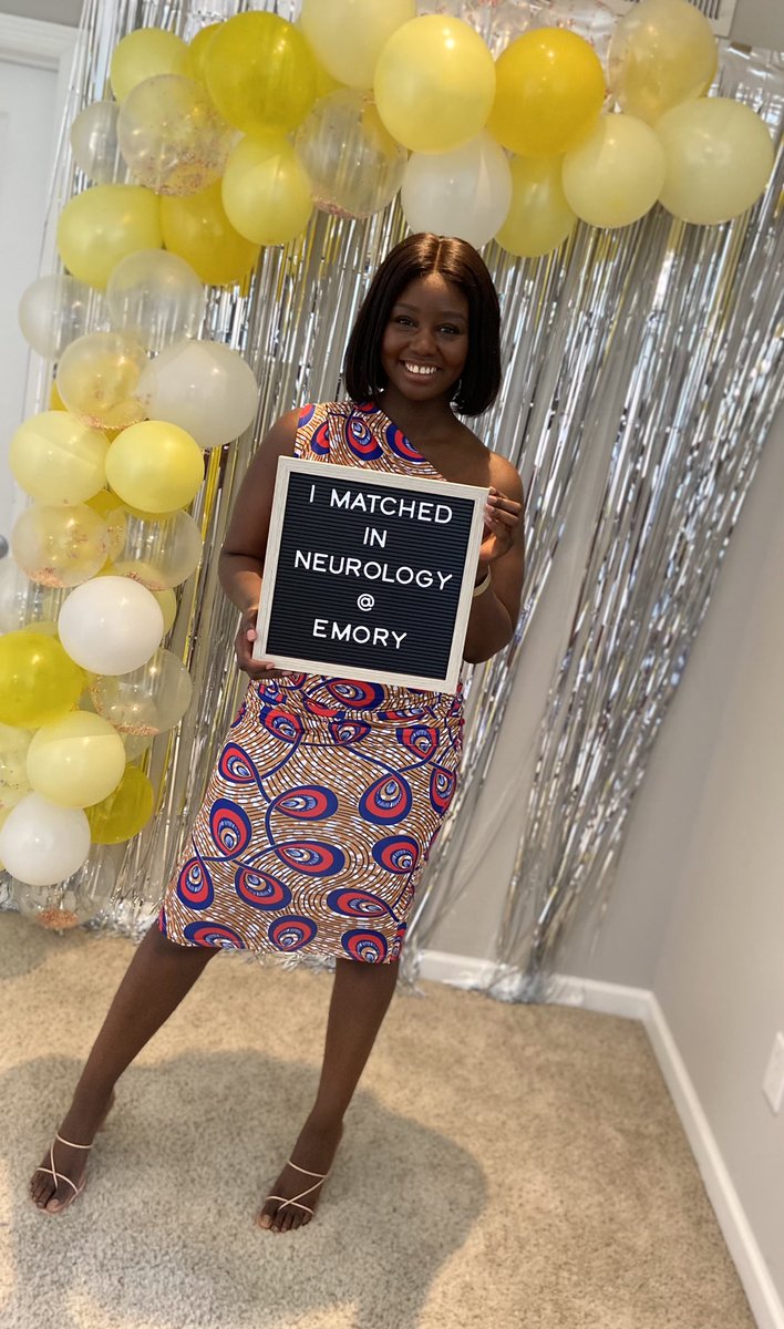 I am still very emotional after Match day! I can’t wait to begin my career at Emory. #matchday2021 #NeuroMatch2021 #MedTwitter #neurotwitter #blackinneuro #SNMAMatched