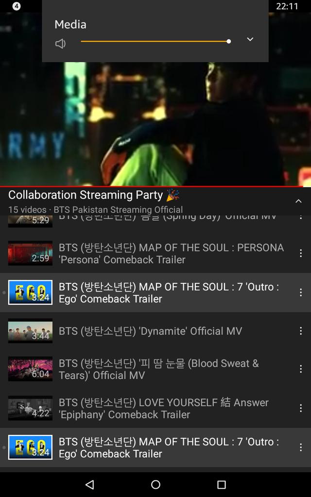 LoveMintyOr_'s tweet photo. @btspkfanbase @btspkstreaming Finished i also started streaming on Spotify but couldn't send the screen shot sorry #PakARMYsΓBTS https://t.co/lFo8SpMZgn