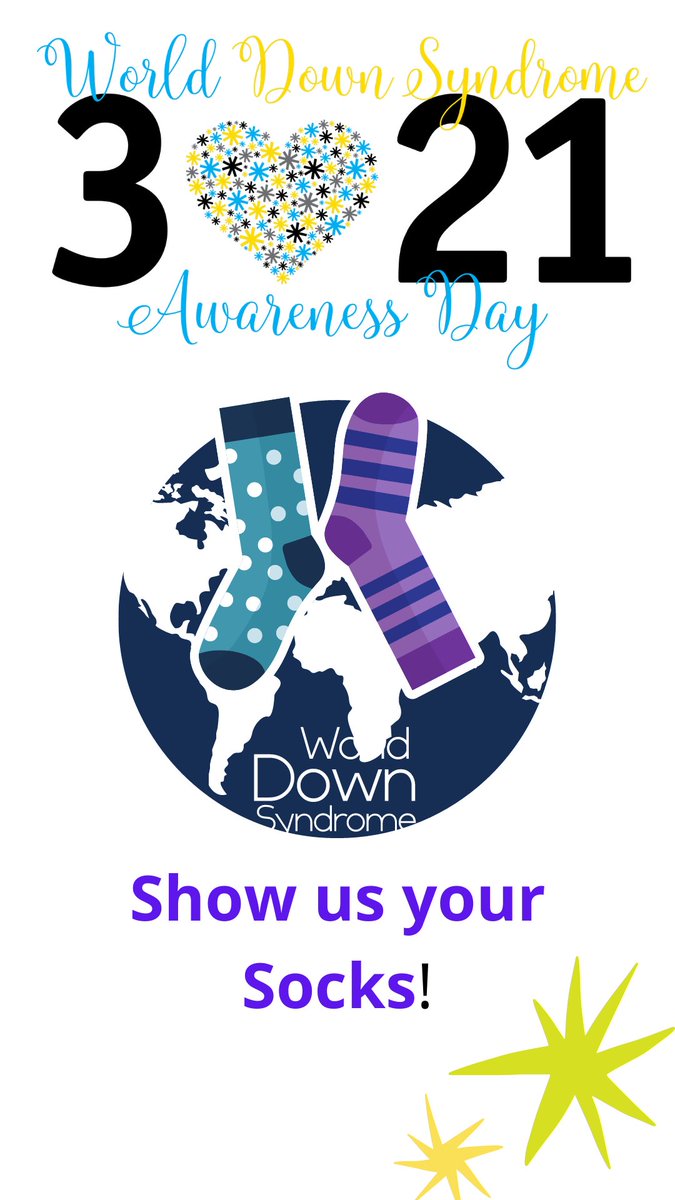 dreamsfound's tweet image. Let's support World Down Syndrome Day by wearing yellow/blue &amp;amp; brightly colored, mismatched socks! Socks bc the karyotype of DS chromosomes looks like mismatched socks!  Celebrate our differences.#WDSD #rockyoursocks #WDSD2021
Take a pic of your socks &amp;amp; drop it in the comments.