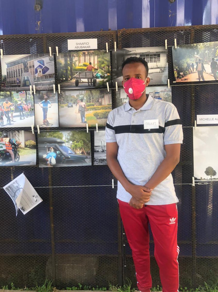 DiabyShafie's tweet photo. Exhibition in Nairobi  it’s a memorable day that I will never forget.  
behind my back are the pictures I showed  during the show. Thanks @CISPorg @GoDownArts @Artxchangeproj1 kiara , erica https://t.co/DU5OIvOds8
