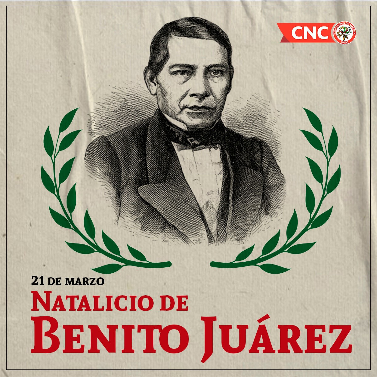 Hoy conmemoramos el natalicio del #BenemeritoDeLasAmericas, #BenitoJuarez.