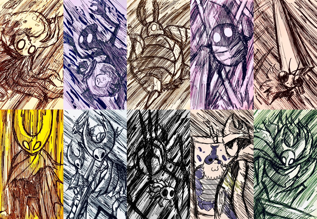 Some Hollow Knight drawings I made a while ago! I love this game so much!
#HollowKnight #hollowknightfanart 