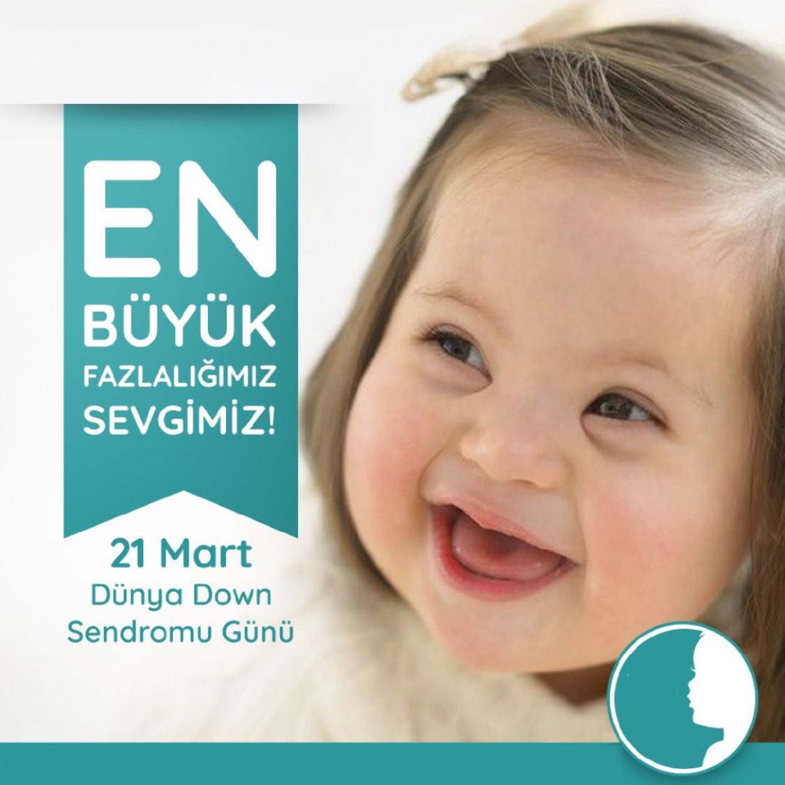 #21Martdownsendromufarkindalikgunu 
#yanınızdayız 

Gerçek dostlar kromozom saymaz,Eksik değil sadece bir kromozom fazlalar ! 
Farkındayız ve daima yanınızdayız.