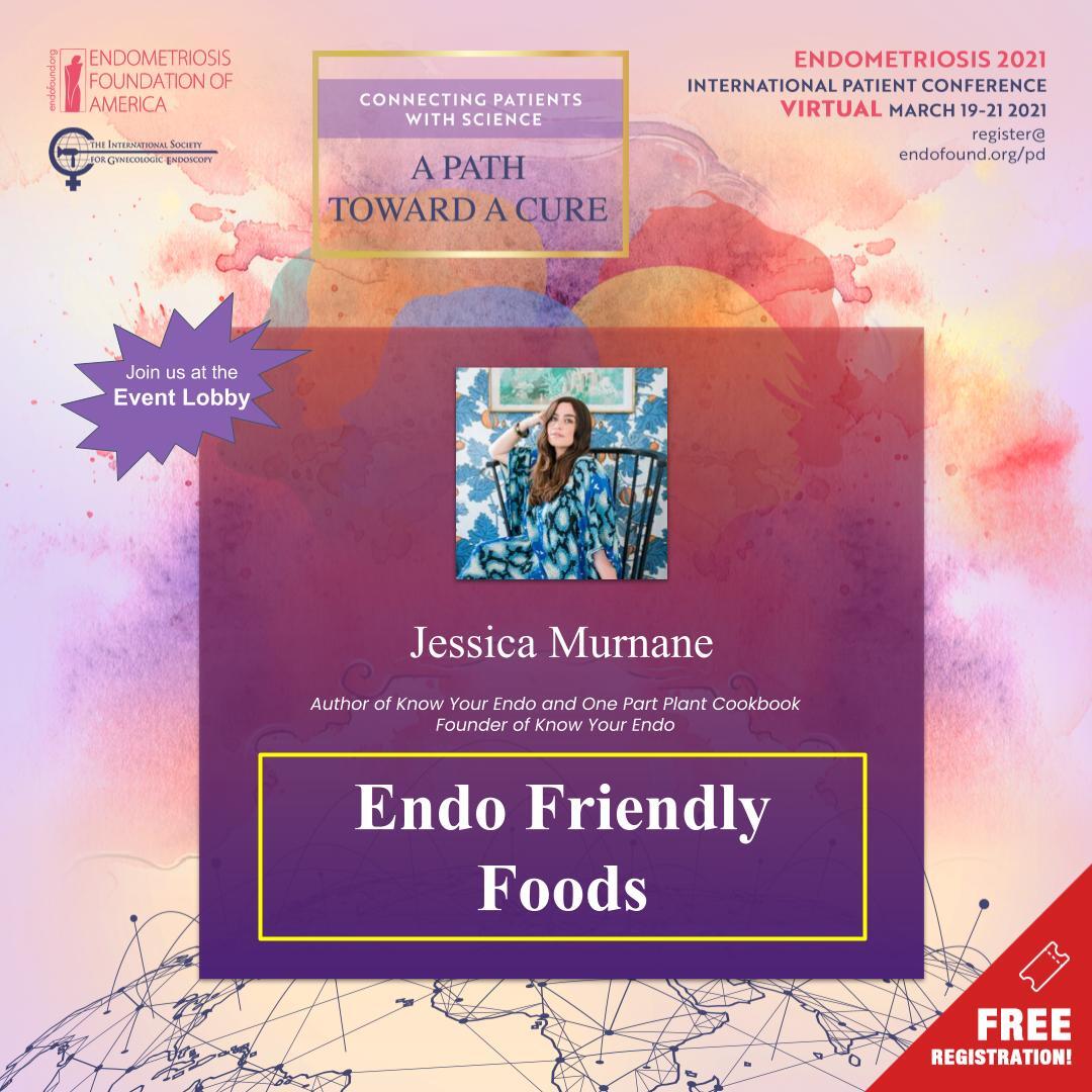 Endofound's tweet photo. You won't want to miss: "Endo Friendly foods" panel w/ @jessicamurnanes, Lida Ahmady & Winnie Chan, moderated by @JudyJooChef.
Join #EndoFound's #EndoPatientConference LIVE & register free: https://t.co/hnSfgGtXFU https://t.co/pbRaSnVQHo