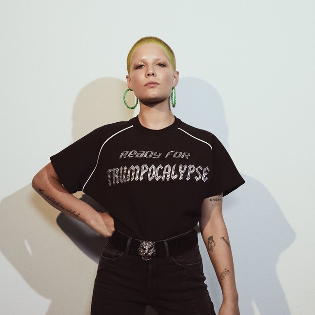 quien pudiera ser halsey para verse tremenda reina hasta sin cejas es re ROMPEME LA JETA