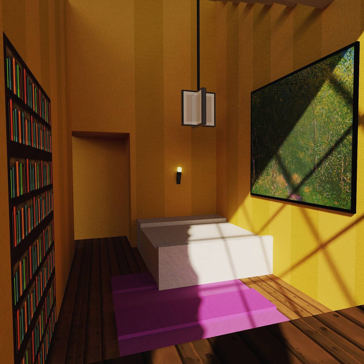 zoobuilds's tweet photo. Here is a simple yet very bold and colourful bedroom that I have designed. One of my main sources of inspiration when designing this bedroom was the Swedish-born interior designer Beata Heuman who is known for using colours and patterns in a very playful and unique way.

Enjoy! https://t.co/2o1cT32LOy
