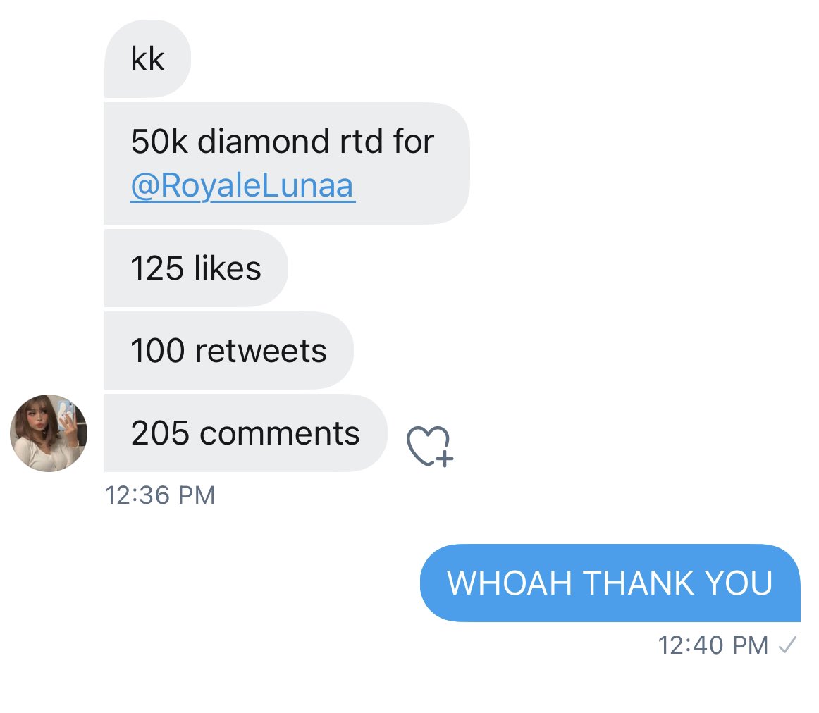 RoyaleLunaa's tweet photo. RETWEET DEAL FROM @TotallyLisaa !! PLEASE LIKE, RETWEET, AND COMMENT 🥺💕💕💕

(SPAM IS ALLOWED !) https://t.co/YyngjrDEUa