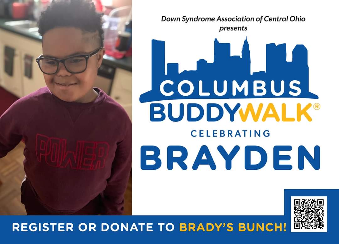 Happy World Down Syndrome Day! 

Today, the Columbus Buddy Walk website is officially live!
Create your team with at least 1 PAID registrant/walker on TODAY (3/21) to receive an awesome customized yard sign. This is the only way to get a sign this year!
ds-stride.org/columbusbuddyw…