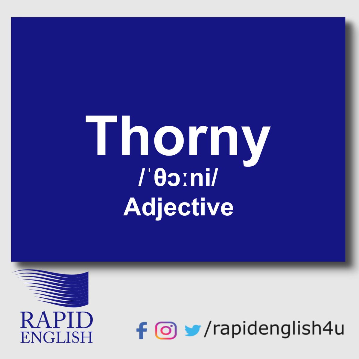 Rapid English tweet media