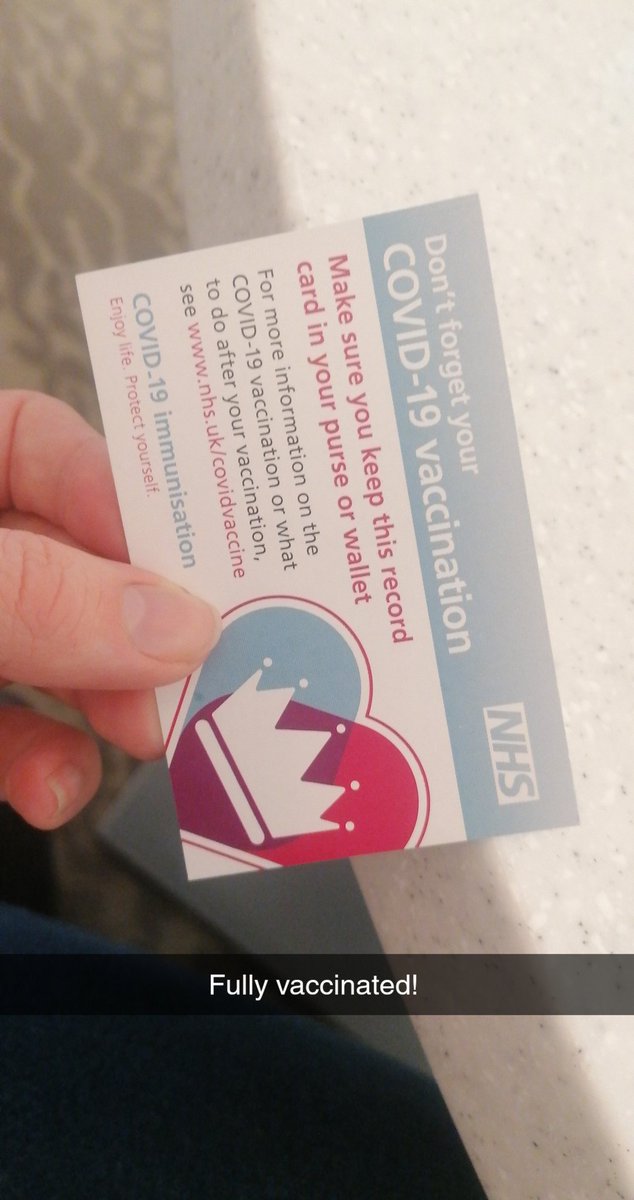 It's happened! #PfizerProud #vaccinated #NHS