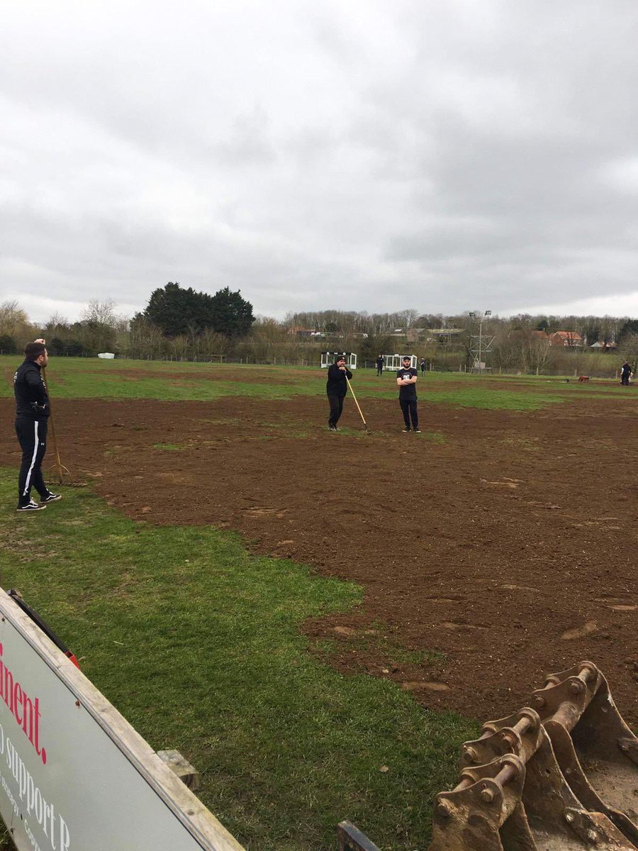 ...and we’re off! 

Pitch improvements have started. Big thank you to the continued support of our many sponsors; we really appreciate your help!!

Up the Badgers 🦡
