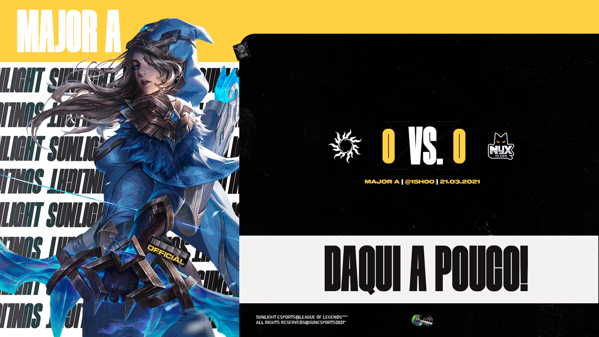 sunesportsbr's tweet photo. Daqui a pouco tem jogo e eu diria que a disputa não é nem pelos três pontos em si, mas sim para decidir qual time amarelo, preto e branco é mais bonito 😎

🆚 @Nyx_ProGaming 
🕐 15h00
💻 https://t.co/Y2HgSc0IqW https://t.co/rTp87ksP9D