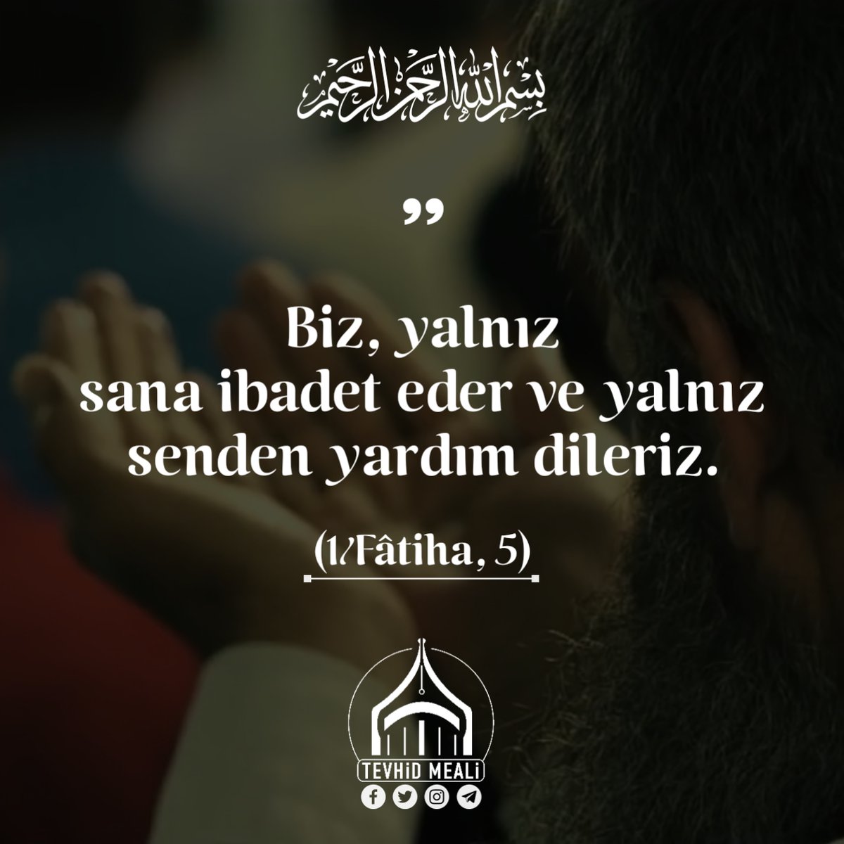tevhidmeali's tweet photo. 🔹Rabbimizden Mesaj Var... ✉️

▪️ Fâtiha Suresi, 5. ayet

▫️https://t.co/zfRRTFHcqM

#TevhidMeali https://t.co/kjU0nxEqn8